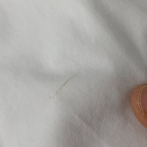 90s Jaclyn Smith VTG Oversize Boyfriend White Blouse Top Large  4022 Poplin Y2K - Picture 5 of 9